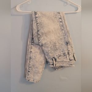 Jeans Leggings stretch size 0 mossimo acid wash vintage 80s Y2K